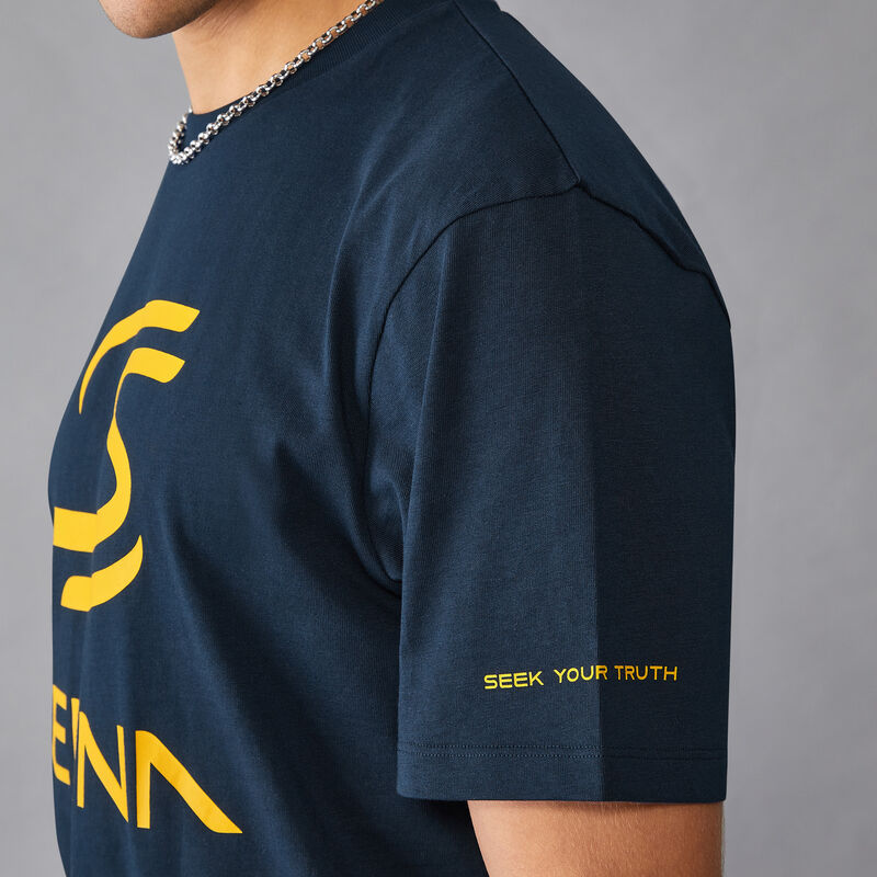 AS FW MENS SENNA LOGO TEE - navy