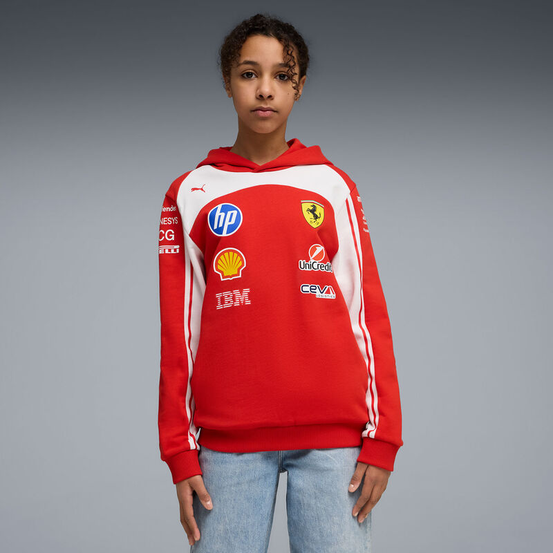 SF RP KIDs Hoodie - puma red