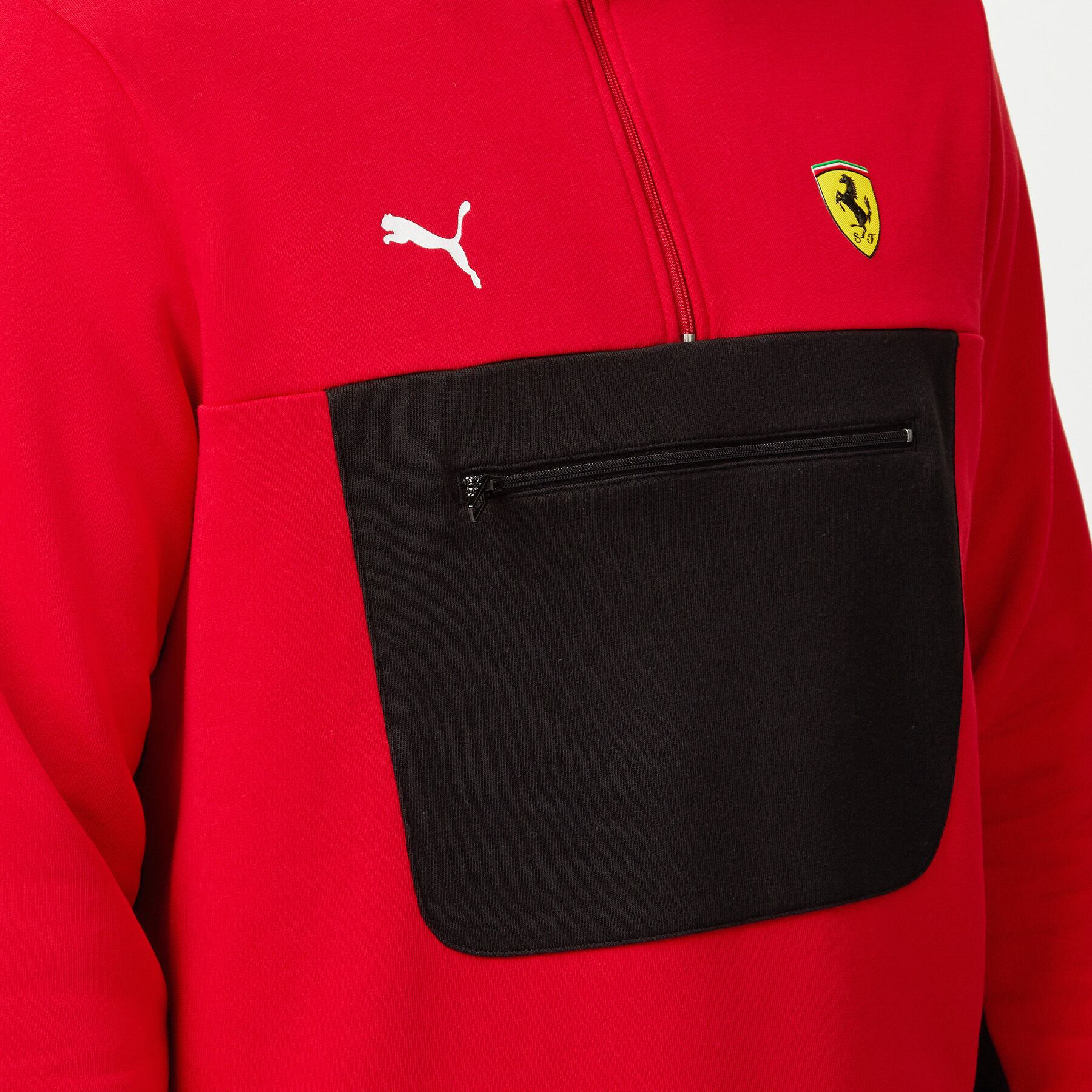 Quarter Zip Sweater Scuderia Ferrari F1 Fuel For Fans