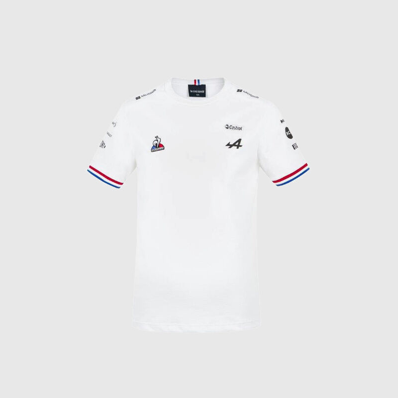 ALPINE F1 MENS TEE - white