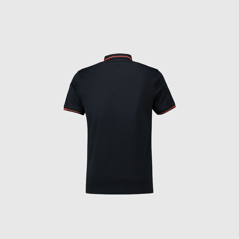 F1 TECH COLLECTION CHEST STRIPE POLO - black