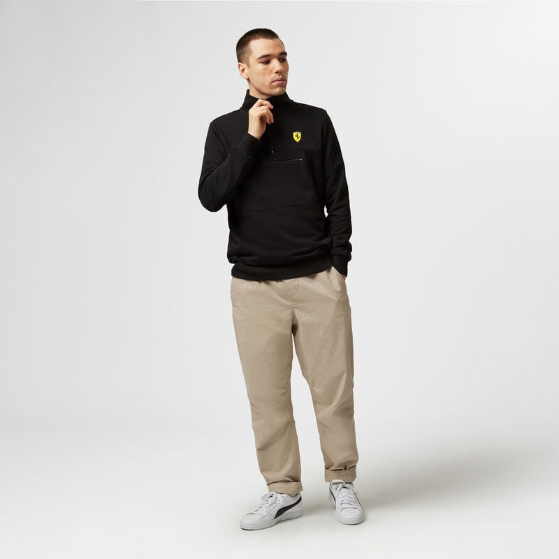 SF FW MENS QUARTER ZIP - black