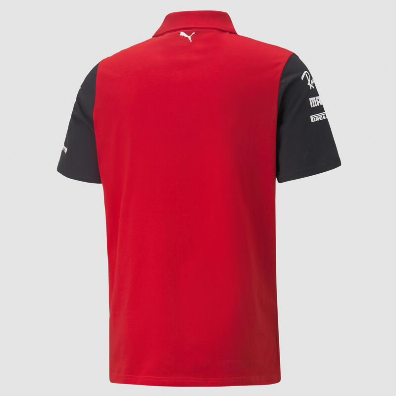 SF RP MENS TEAM POLO - red