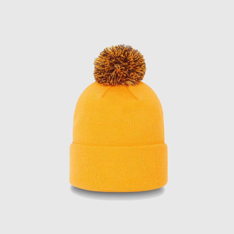 MCLAREN ESSENTIALS ESSENTIALS CUFF KNIT BEANIE - orange