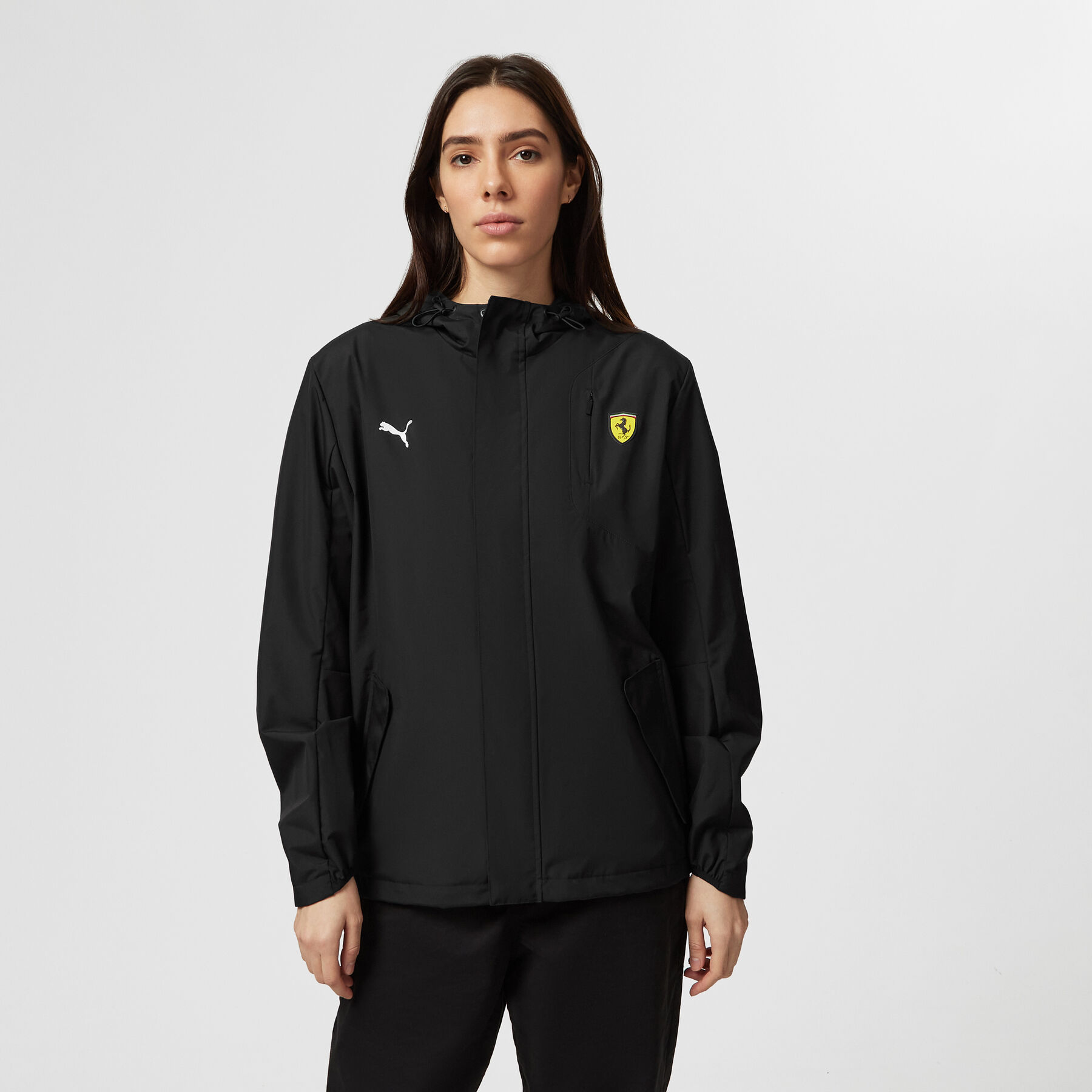 Logo Rain Jacket Scuderia Ferrari F1 Fuel For Fans