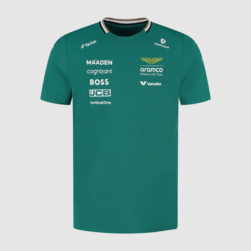 Kids 2025 Team T-shirt 2025 - Aston Martin F1 Team - Green 104 - 8719203626758 - Fuel For Fans F1 Merchandise store