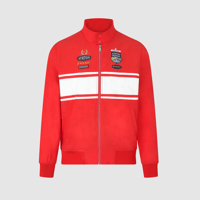 AS FW MENS LEGACY PATCHWORK BOMBER - red