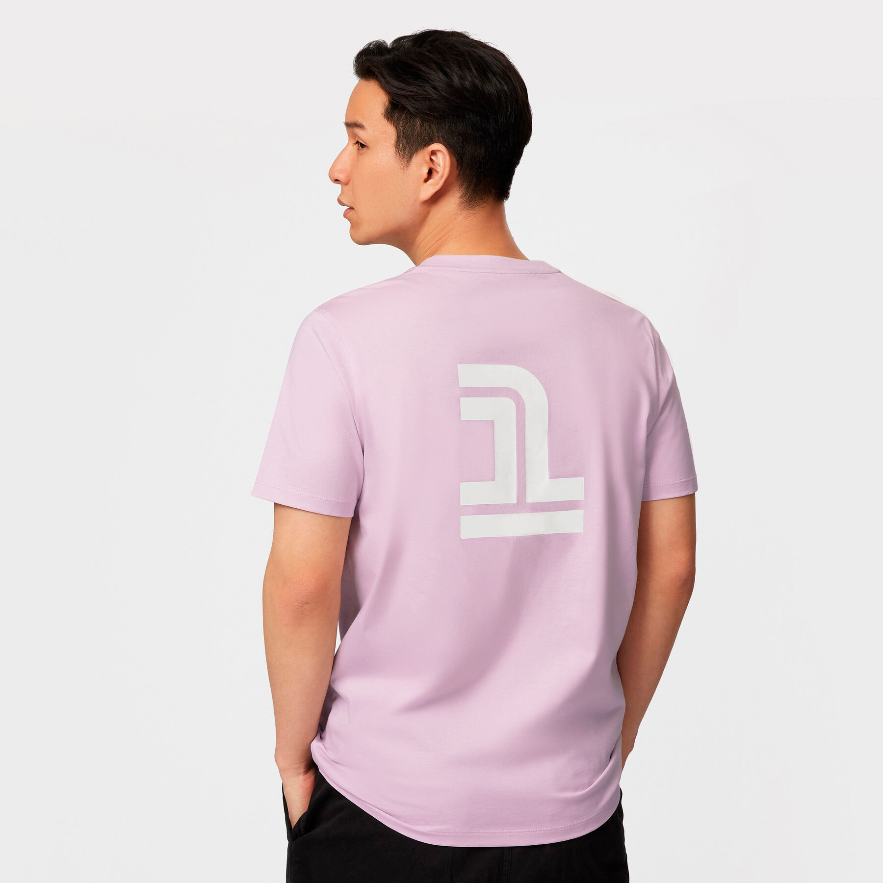 Pastel sales paars shirt