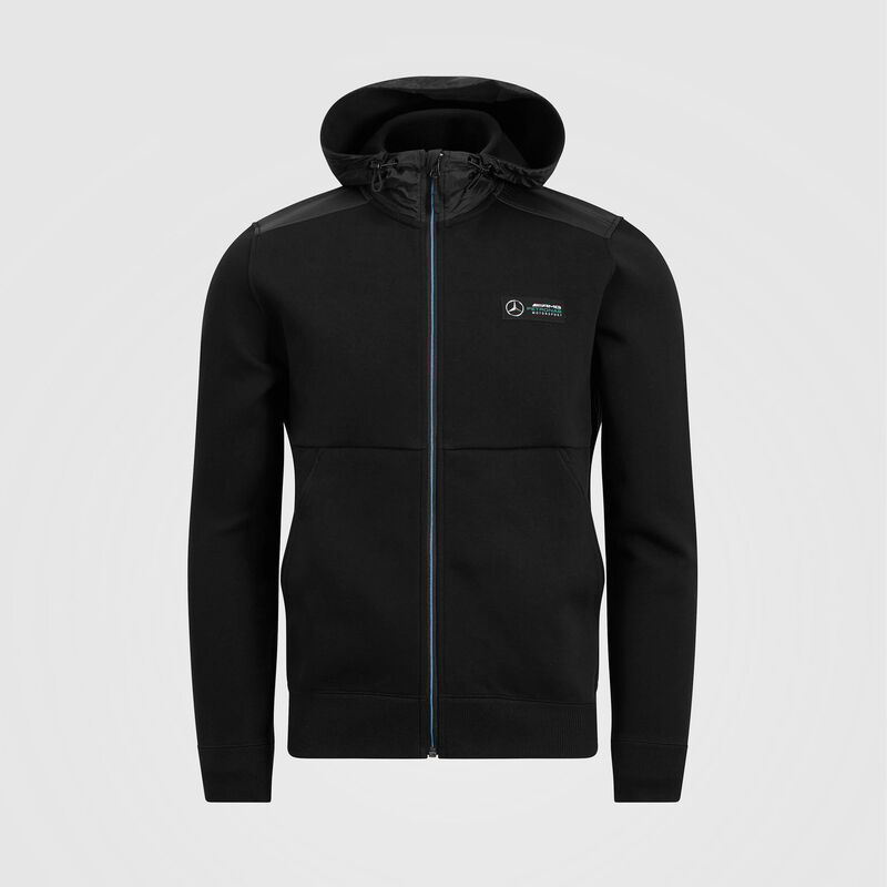 MAPM FW MENS HOODED SWEAT JACKET  - black