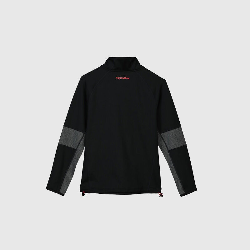 F1 TECH COLLECTION HALF ZIP MIDLAYER - KIDS - black