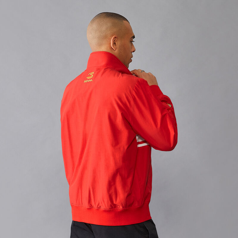 AS FW MENS LEGACY PATCHWORK BOMBER - red