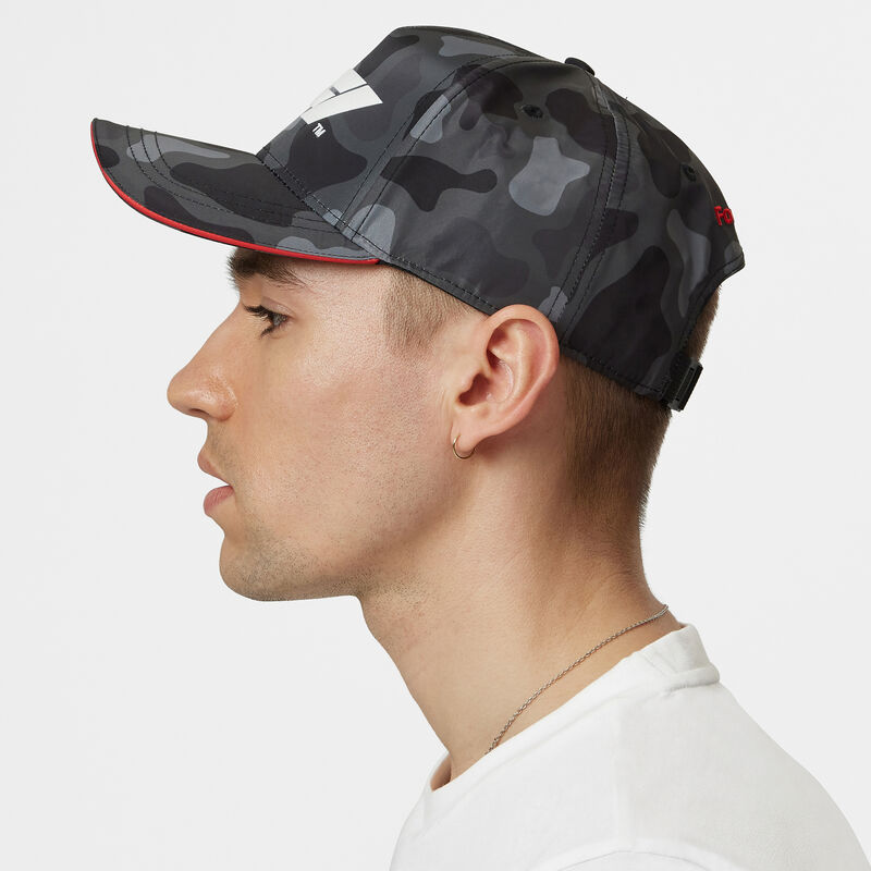 F1 FW CAMO CAP - black