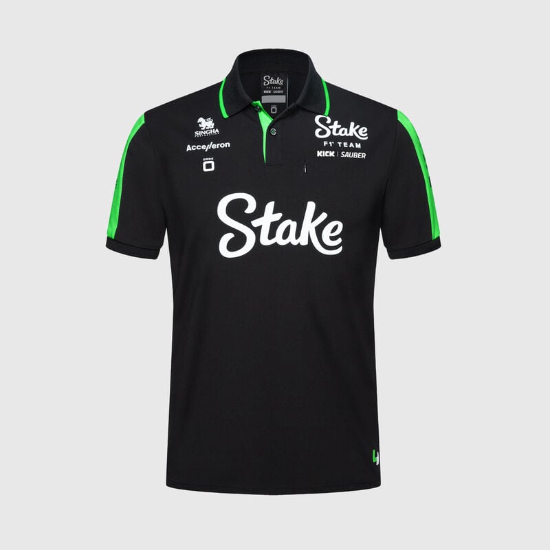 STAKE RP MENS TEAM POLO - black