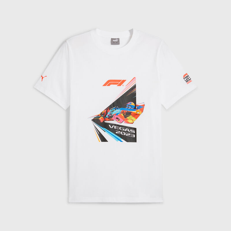 F1 FW VEGAS GRAPHIC TEE - white