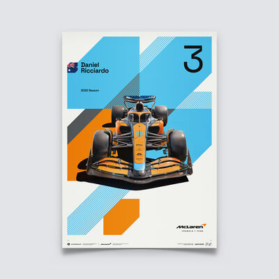 Daniel Ricciardo 2022 Limited Edition Poster