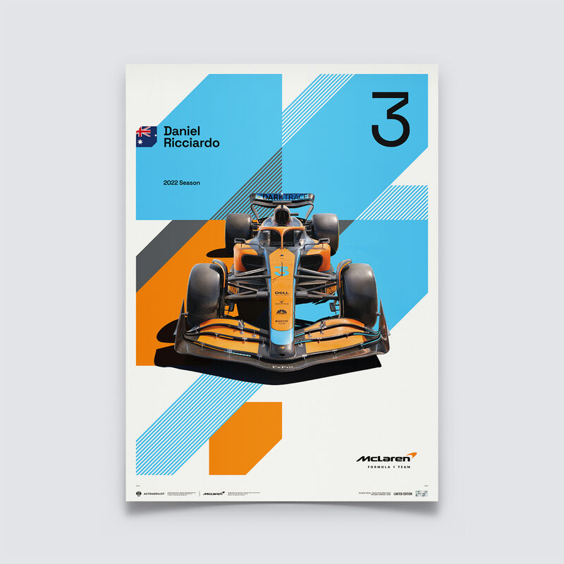 MCLAREN SL DR 2022 POSTER - Multicolor