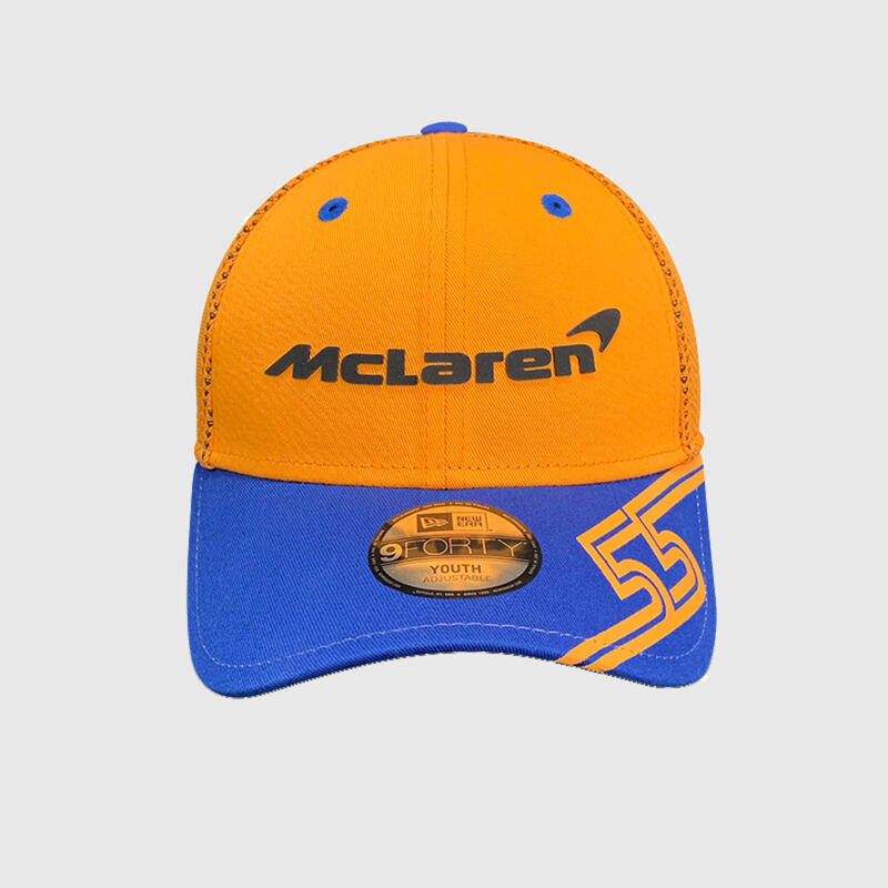 MCLAREN RP SAINZ FLATBRIM KIDS CAP - orange