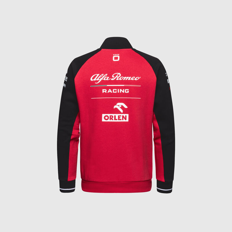 ALFA ROMEO RACING HALFZIP SWEAT - red