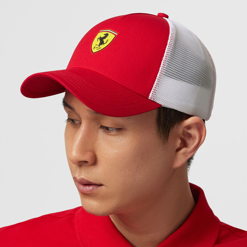 SF FW TRUCKER CAP - red
