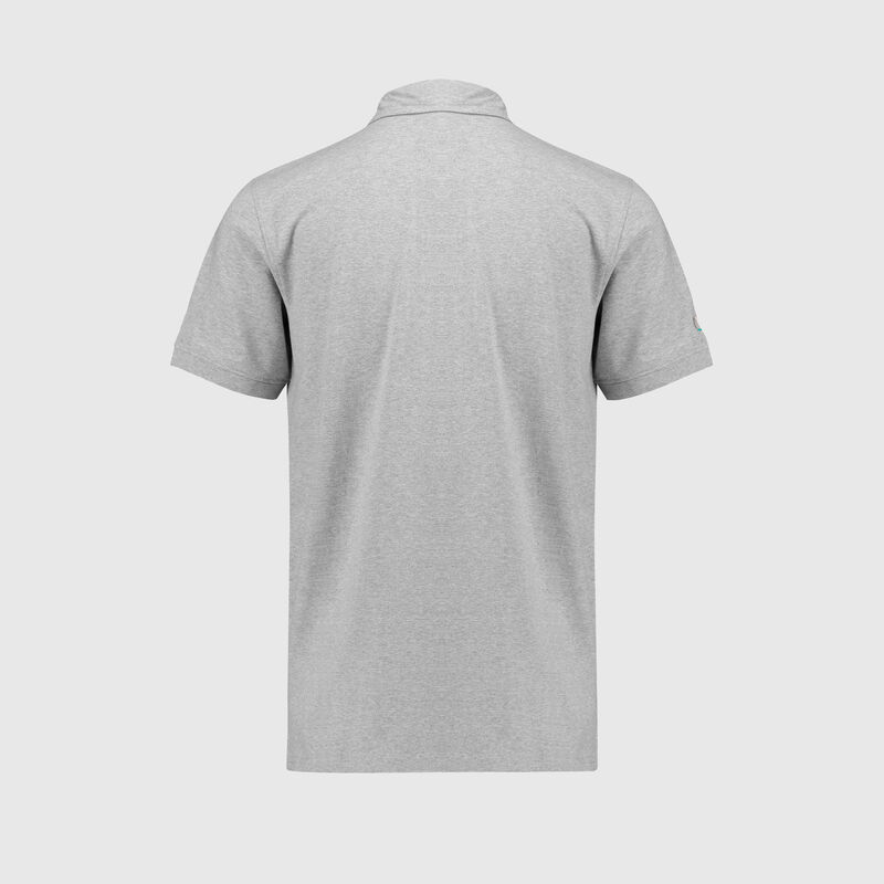 MAPM FW MENS MARL CLASSIC POLO - grey