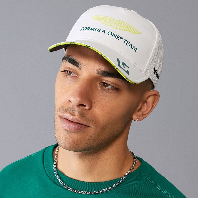 AMF1 RP STROLL TEAM CAP - white