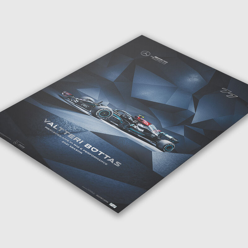 MAPM BOTTAS 21 COLLECTOR ED POSTER - grey