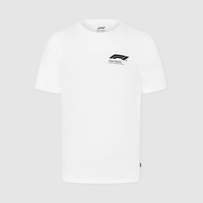 Car Graphic T-shirt 2024 - F1 Collection - White XXS for males - 8719203392516 - Fuel For Fans F1 Merchandise store