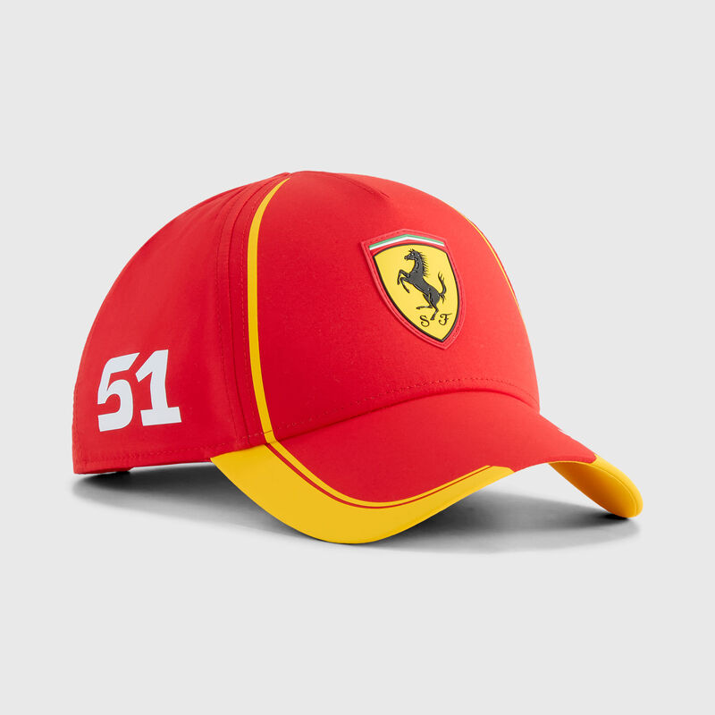 PUMA 2026 Team Hypercar Cap #51 2026 - Scuderia Ferrari - Puma red #51 ONE SIZE - Fuel For Fans F1 Merchandise store