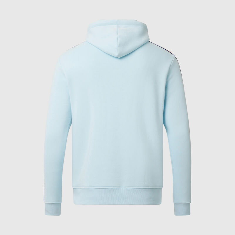 MCLAREN GULF SL STRIPED SLEEVE HOODY - light blue