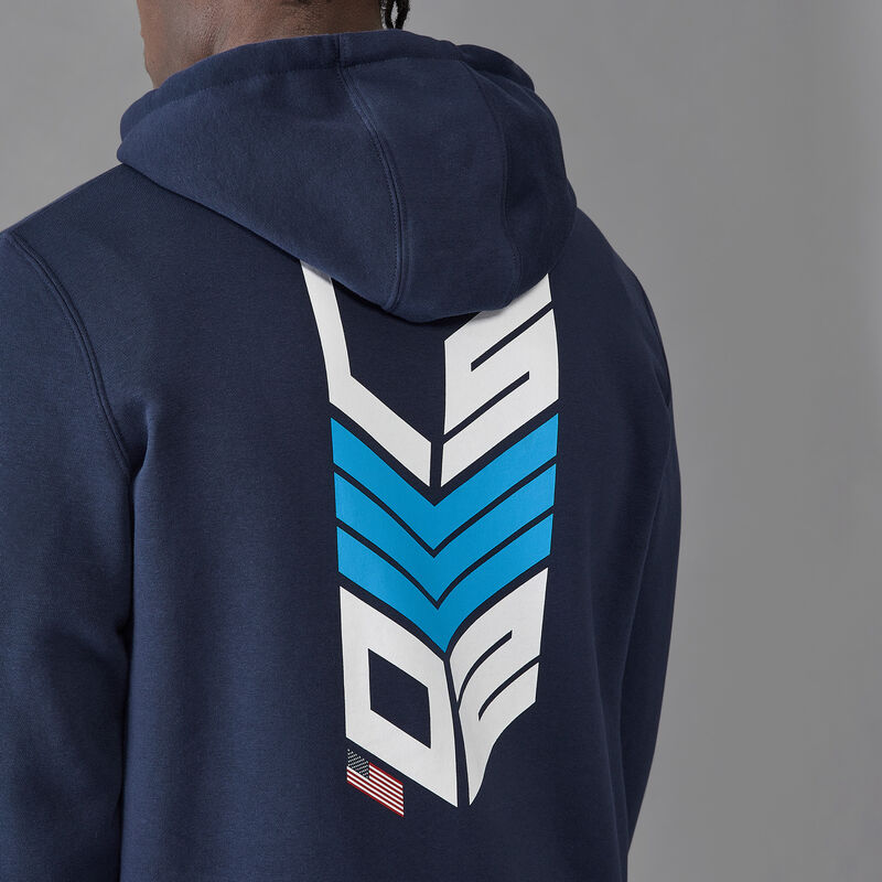 WILLIAMS RACING FW MENS SARGEANT HOODY - navy