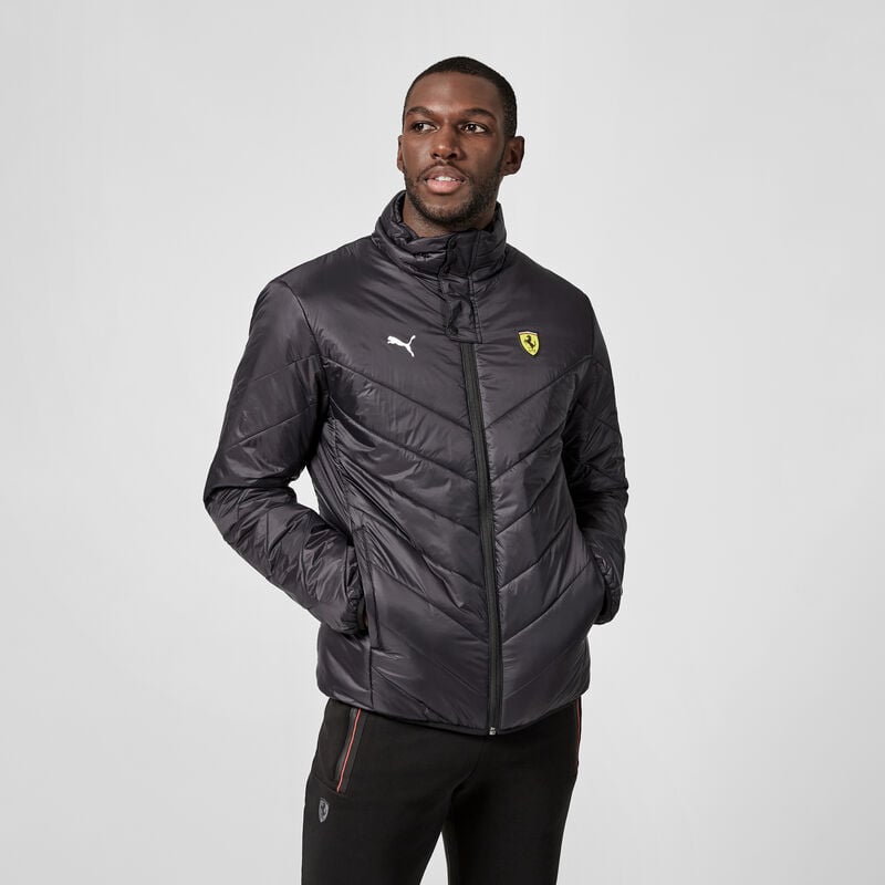 SF PU FW MENS PADDED JACKET - black