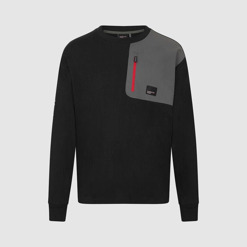 Utility Long Sleeve T-shirt 2025 - Porsche Motorsport - Black XS for males - 8719203395043 - Fuel For Fans F1 Merchandise store