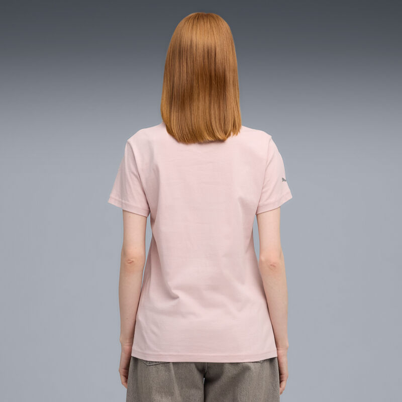 SF LF WMN TONAL SHIELD TEE - light pink
