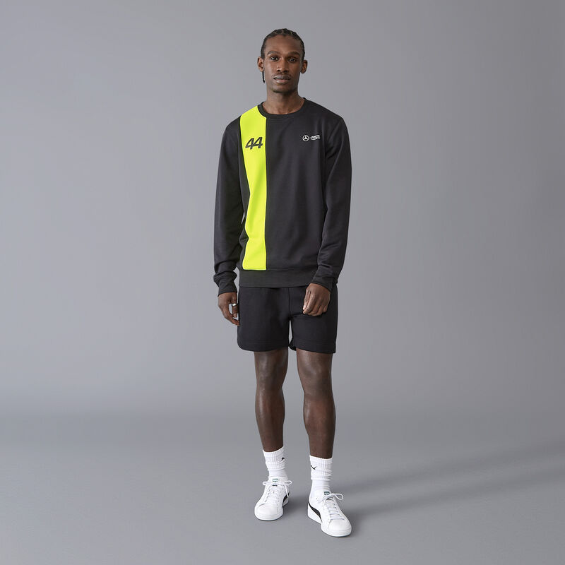 MAPF1 FW LH CREW NECK SWEAT - black
