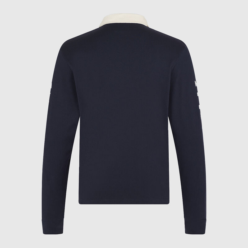 RBR SE UNISEX HERITAGE L/S POLO - navy