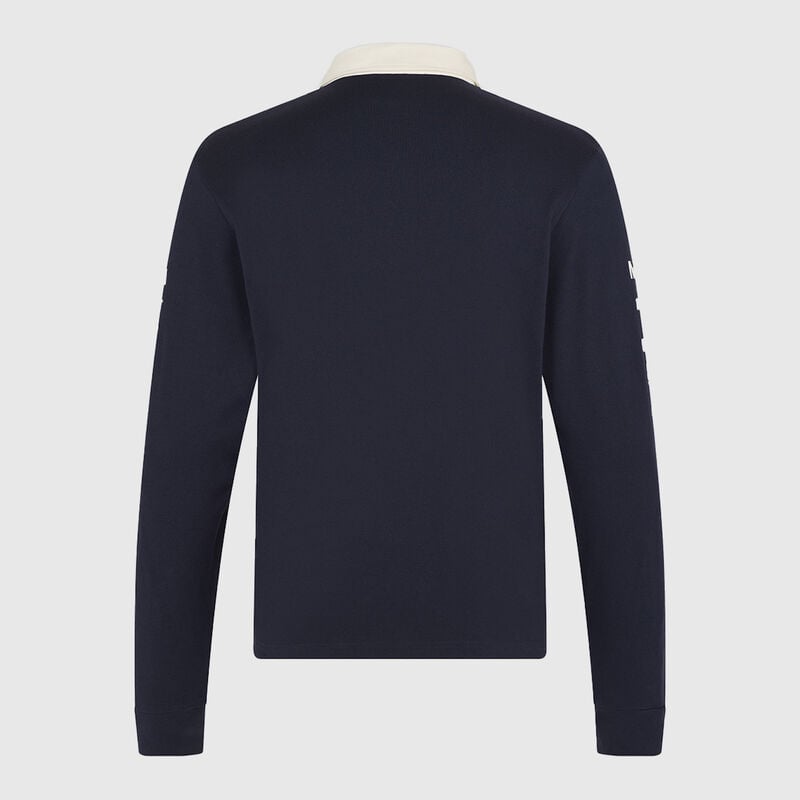 RBR SE UNISEX HERITAGE L/S POLO - navy