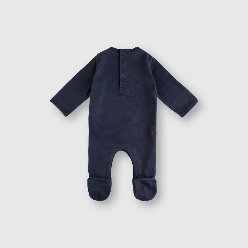 RBR FW CORE LOGO BABY GROW - navy