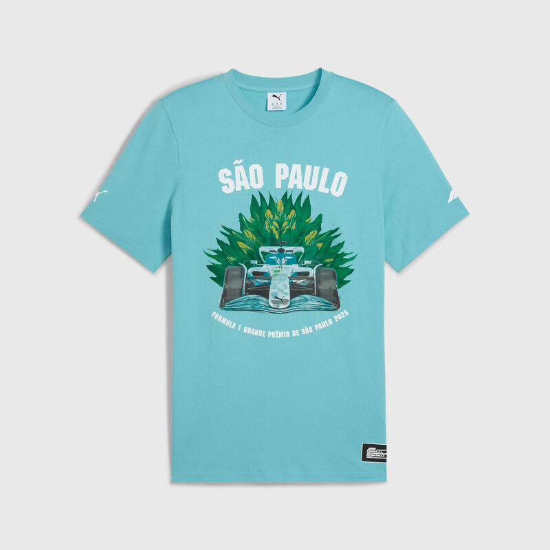 PUMA F1® 2025 Brazil GP T-shirt 2025 - F1 Collection - Blue XL for males - 4069157164016 - Fuel For Fans F1 Merchandise store