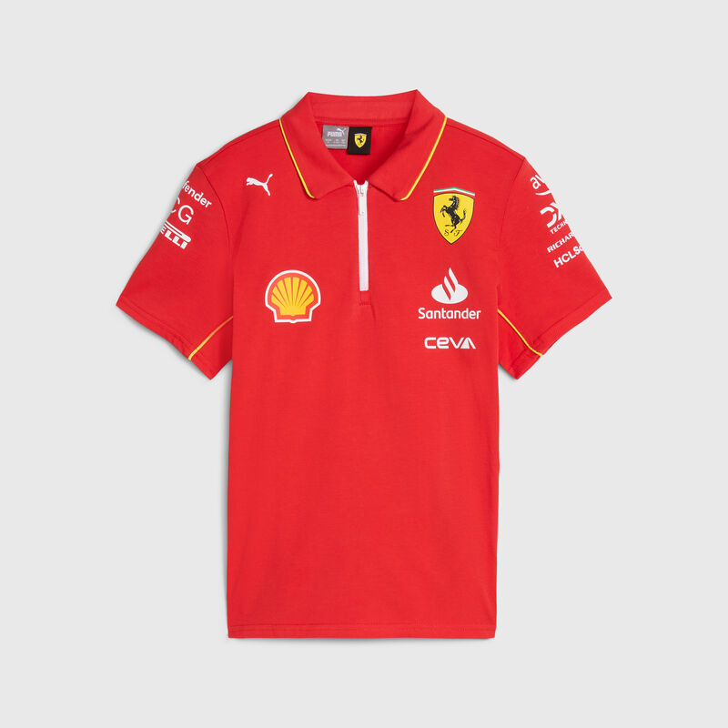 SF RP KIDS TEAM POLO - red