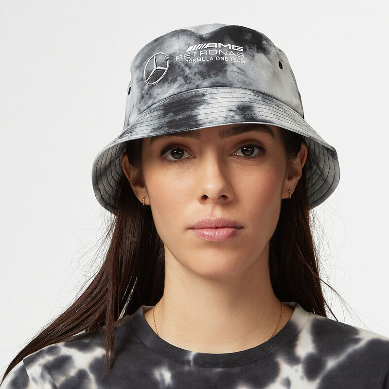 MAPF1 FW TIE DYE BUCKET HAT - grey
