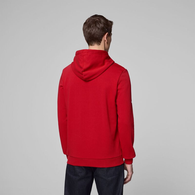 SF FW LARGE SHIELD HOODY - red