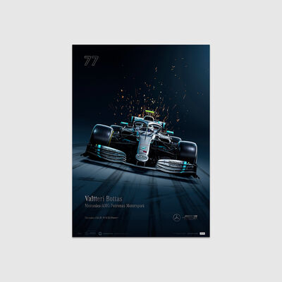 Valtteri Bottas 2019 Collector's Edition Poster