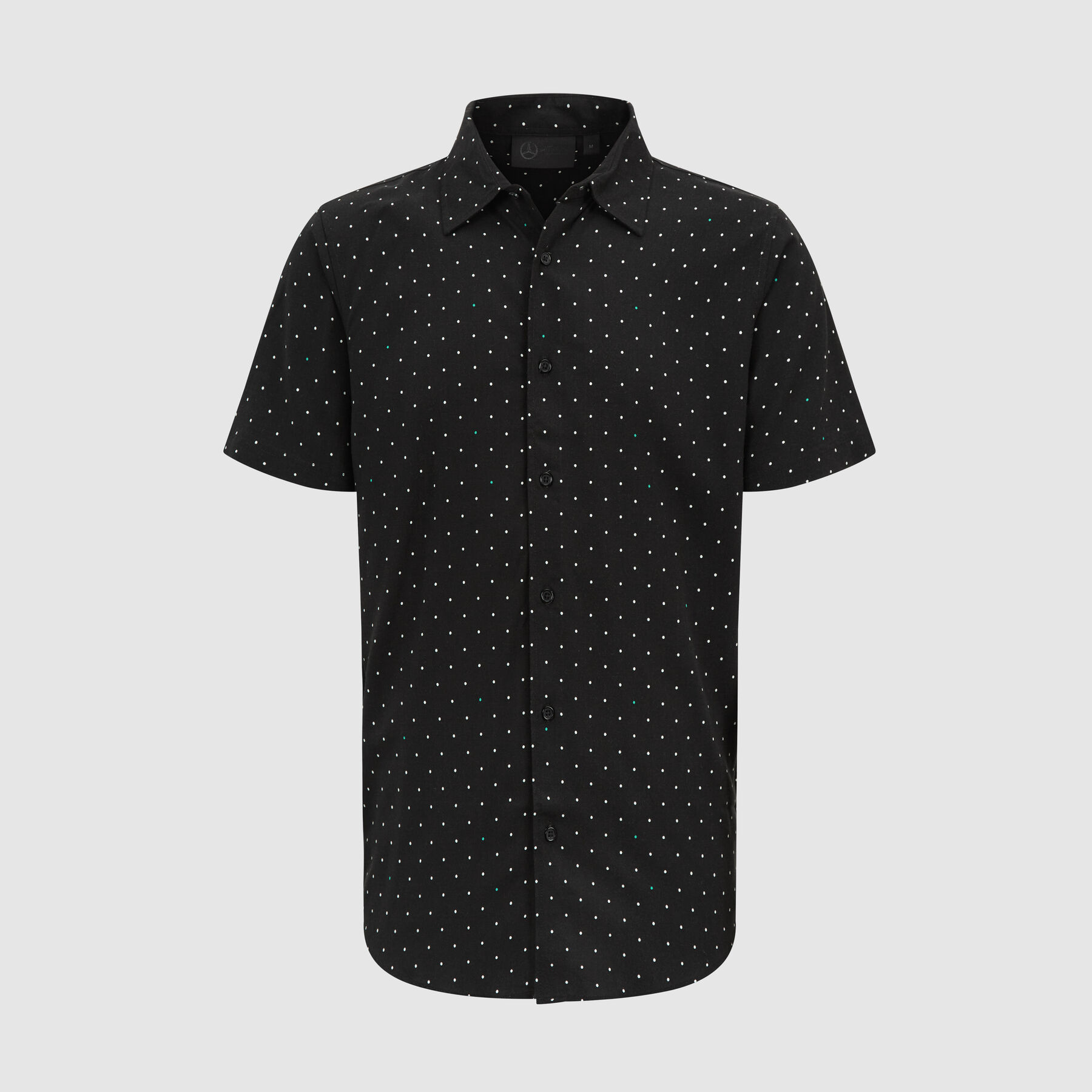 Mens polka dot discount shirt short sleeve