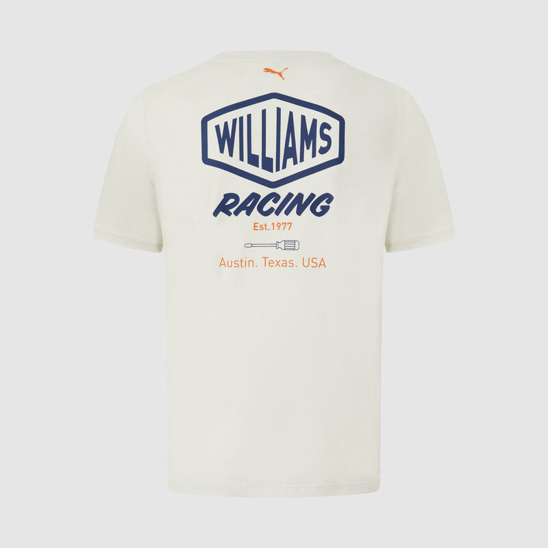 WILLIAMS RACING FW SE AUSTIN TEE - off white