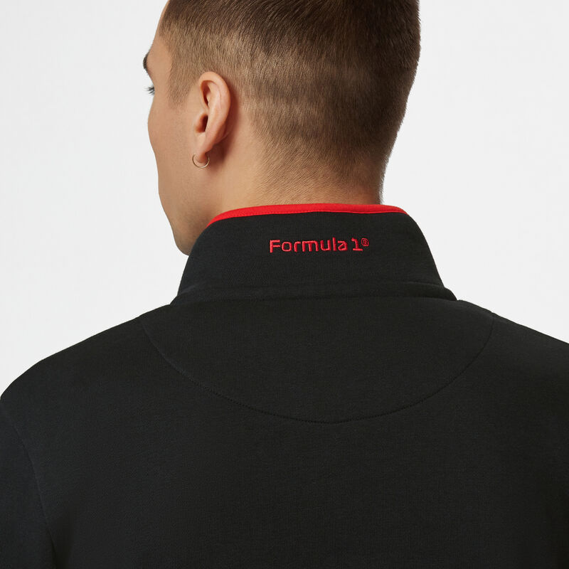 F1 FW QUARTER ZIP SWEAT - black