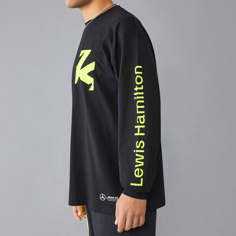 MAPF1 FW MENS LH LS TEE - black