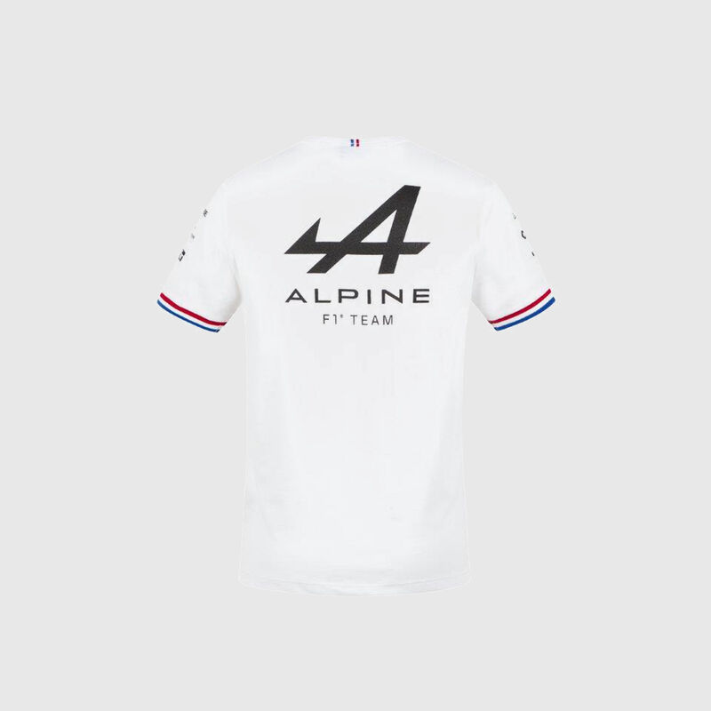 ALPINE F1 MENS TEE - white