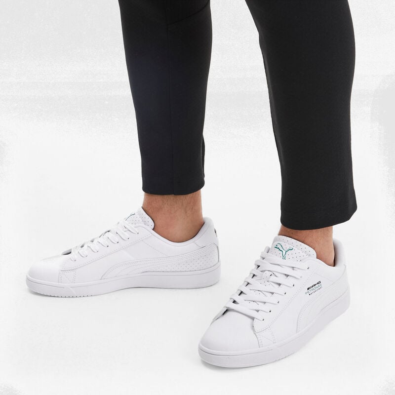 MAPM PU COURT BREAKER DERBY TRAINERS - white