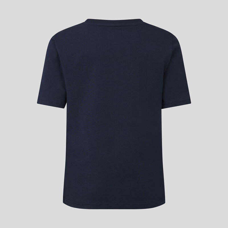 RBR SL FW 2023 KIDS  LARGE LOGO TEE II - navy