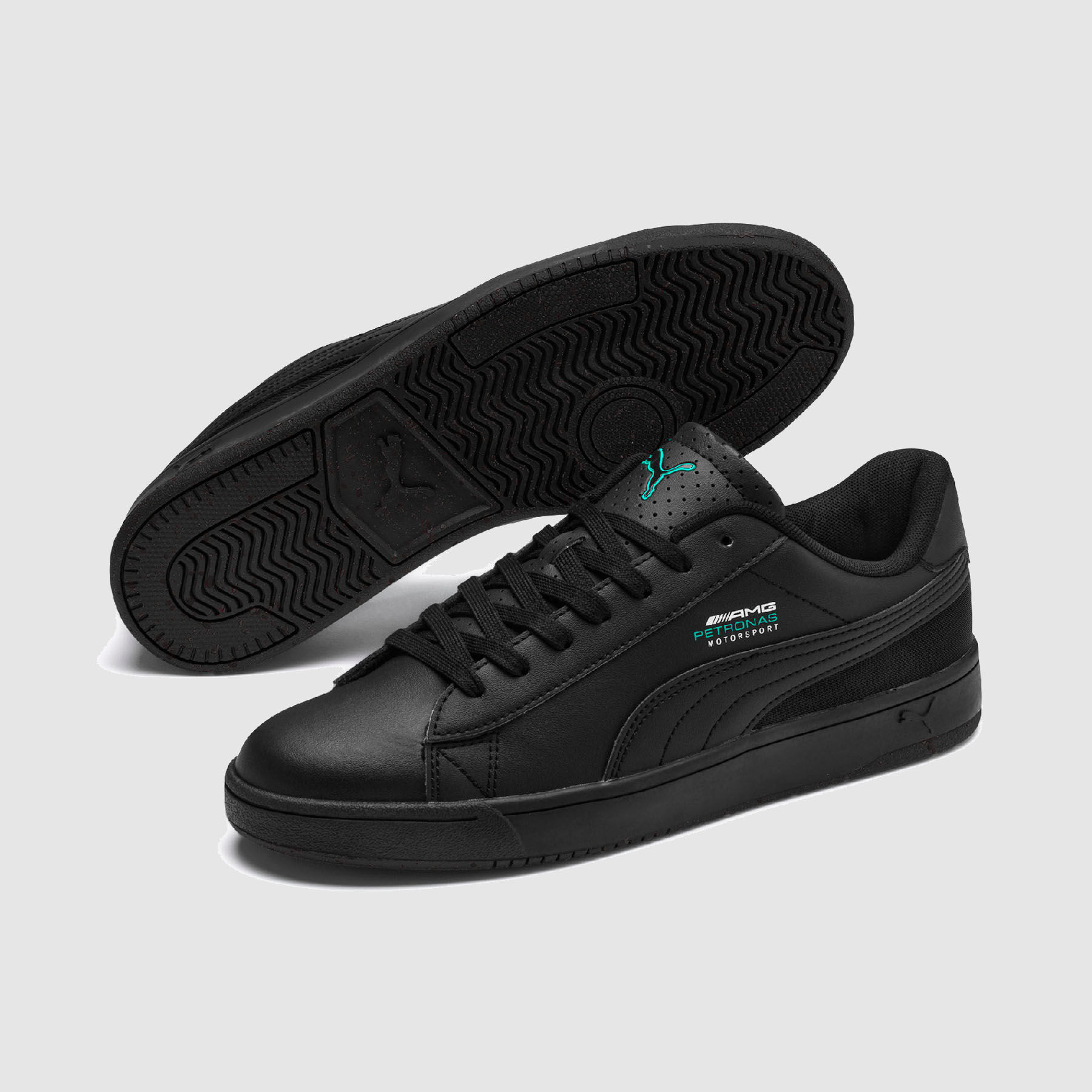 Puma court shop breaker black
